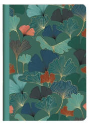  Jegyzetfüzet Clairefontaine Gaia kék, A/5, 14, 8x21 cm, 48 lapos, vonalas, vegyes minta (PAP0130-0519)