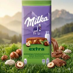 Milka Extra Egész Mogyoró 190g