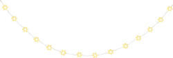 MagicHome MagicHome, Karácsonyi füzér, hópelyhek, PVC, 15x meleg fehér LED, 1, 4 m + 0, 3 m, 2xAA (STP2174122)