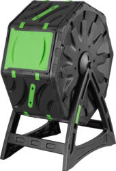 Strend Pro Garden Strend Pro Garden, Forgódobos komposztáló, 70 liter, fekete, 55, 5x36x72 cm (STP255605)