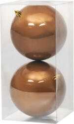 MagicHome MagicHome, Karácsonyi gömbök, 2 db, bronz, 12 cm (STP8091921)