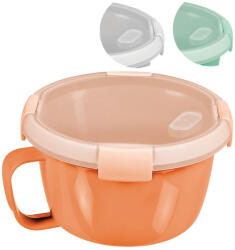 Keter tárolóedény füllel, menta/szürke/barack vegyes színek, 900 ml (STP801827)