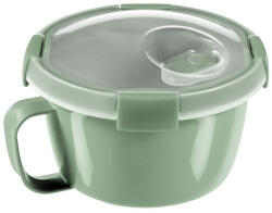 Keter tároló edény füllel, 900 ml, halványzöld, 96x157x157 mm (STP801829)