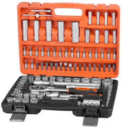 Strend Pro Szerszámkészlet Strend Pro S210, 108 részes, bőröndben, 1/4"+1/2 (STP239679)