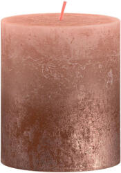 Bolsius Rustic, karácsonyi gyertya, Sunset Creamy Caramel+ Copper, 80/68 mm (STP2172609)