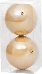 MagicHome MagicHome, Karácsonyi gömbök, 2 db, arany, 12 cm (STP8091920)