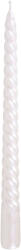 MagicHome MagicHome, karácsonyi gyertya, 25 cm, 2 db, fehér, csavart (STP8091356)