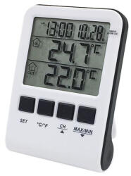 Strend Pro TMW15 mini, digitális Időjárás állomás, vezeték nélküli, kültéri érzékelővel, 100x70x20 mm (STP2211144)