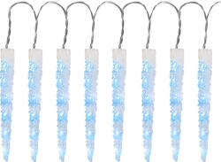 MagicHome MagicHome, Karácsonyi Jégcsapfüzér, 65x jégkék LED, 8 funkció, 230 V, 50 Hz, IP44, kültéri (STP8091130)