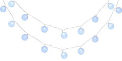 MagicHome MagicHome, Cottonball füzér, 16x hideg fehér LED, IP20, Hossz: 3+3 m (STP8090397)