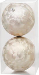 MagicHome MagicHome, Karácsonyi gömbök, 2 db, bézs, 12 cm (STP8091925)