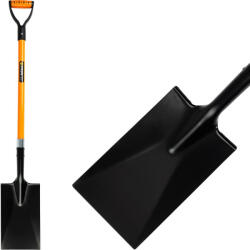 Strend Pro S5413, Egyenes ásó, üvegszálas D-nyéllel (STP211720)