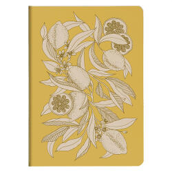  Jegyzetfüzet Clairefontaine Jardin des Sens, A/5, 14, 8x21 cm, 32 lapos, vonalas, vegyes minta (PAP0130-0524)