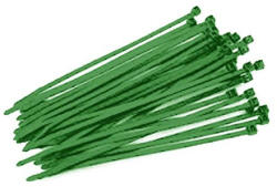 Strend Pro Kábelkötegelő Strend Pro CT66BG, 200x2, 5 mm, 50 db, zöld, nylon, rögzítő (STP2171003)