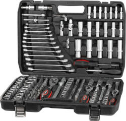 Strend Pro Szerszámkészlet Strend Pro S221, 215 részes, bőröndben, 1/2"+1/4"+3/8 (STP239678)