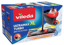 Vileda Ultramax XL TURBO, felmosókészlet + vödör + ingyenes PET fej (STP2211703)