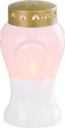MagicHome TG-26 sírgyertya, LED gyertyával, fehér, 10x17 cm (2xAA elemmel) (STP2172288)