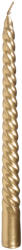 MagicHome Vianoce MagicHome, karácsonyi gyertya, 25 cm, 2 db, arany, csavart (STP8091358)