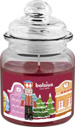 Bolsius Big Jar, Diótörő, karácsonyi gyertya, sült alma és fahéj, 32 óra, 79x129 (STP2172465)