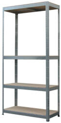 Strend Pro Fém Állvány, MDF, 4 polcos, 750x300x1500 mm, max. 150 kg/polc (STP2212472)