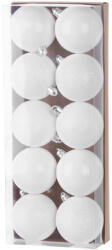 MagicHome MagicHome, Karácsonyi Gömbök, 10 db, fehér, 6 cm (STP8091078)