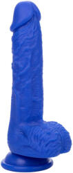 CalExotics - Admiral Sailor, Dildo Vibrant Realist cu Ventuză și 10 Funcții, Silicon Lichid, Albastru Dildo