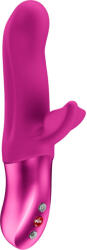 FUN FACTORY - Bi Stronic Fusion, Vibrator Rabbit Thrusting cu Aripi, Magenta Vibrator