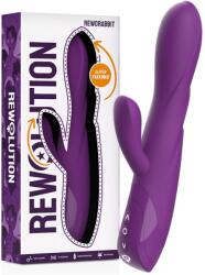 Rewolution - Reworabbit, Vibrator Rabbit cu 2 Motoare pentru Punctul A și Clitoris, 10 Moduri Vibrator