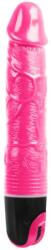LyBaile - Vibrator Multispeed cu Textură Venată și Flexibil, TPR, Roz Vibrator