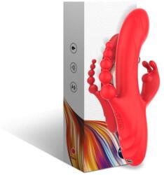 Armony ARMONY - Vibrator Dual pentru Punctul G și Clitoris cu Silicon Lichid, Roșu Vibrator