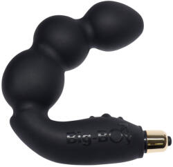 Rocks-Off - Big-Boy, Stimulator Triplu Anal, Prostată și Perineu cu 7 Viteze, Silicon Medical, Negru