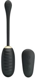 Fun Toys, Pretty Love Pretty Love - Doreen Ouă Vibrante Luxoase Reîncărcabile Negre Cu Telecomandă