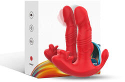 ARMONY, ARMONY WEARABLES ARMONY - Vibrator Purtabil cu Clip Magnetic și Telecomandă, Roșu Vibrator
