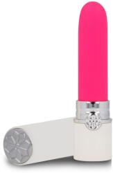 LIPS STYLE LYPS STYLE - Cleo, Vibrator Bullet Deghizat în Ruj, 10 Moduri, Alb/Roz