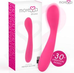 Moressa - Druso, Vibrator Subțire cu Vârf Îngroșat pentru G-Spot și Anal, 30 Moduri Vibrator