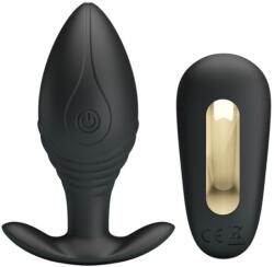 Pretty Love, Remote Control Pretty Love - Regina Plug Anal Reîncărcabil Vibrator Negru
