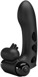 FUN TOYS, PRETTY LOVE PRETTY LOVE - Orlando, Vibrator pentru Deget cu 10 Funcții, Silicon, Negru Vibrator