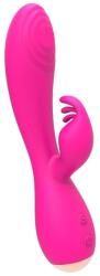 Nalone - Magic Stick, Vibrator Rabbit cu Cap Triplu Stimulativ și 7 Moduri, Silicon, Roz Vibrator