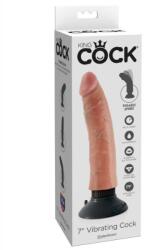 King Cock, Pipedreams King Cock - 17.78 Cm Penis Vibrant Carne Dildo