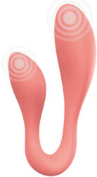Adrien Lastic - Secretele Cuplului II, Vibrator Dublu cu Aplicație, Roz Pudra Vibrator
