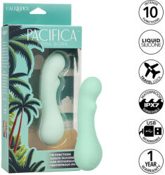 CalExotics - Pacifica Bora Bora, Vibrator pentru Punctul G cu Vârf Bulbos, 10 Moduri, Aqua Vibrator