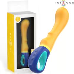 Intense INTENSE - Shaggy, Vibrator Curbat pentru Punctul G, Galben Vibrator