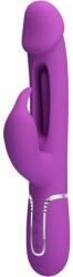 Pretty Love PRETTY LOVE - Kampas, Vibrator Rabbit 3 în 1 cu Limbă Oscilantă, Violet Vibrator