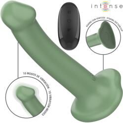 INTENSE, INTENSE REMOTE CONTROL INTENSE - Becca, Vibrator cu Ventuză și Telecomandă, 10 Moduri, Verde Vibrator
