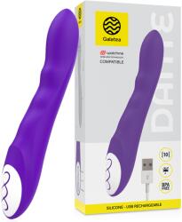 Galatea - Dante, Vibrator cu Telecomandă WATCHME, 10 Moduri, Lila/Alb Vibrator