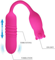 Fun Toys, Pretty Love Pretty Love - Nobikuma Bila Vibrantă Din Silicon Pink