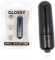 Glossy - Vibrator Mic Cu Bila Negru Vibrator