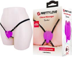 FUN TOYS, PRETTY LOVE PRETTY LOVE - Heartbeat, Stimulator Clitoridian cu 10 Moduri, Violet