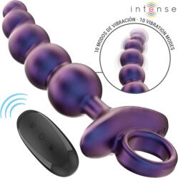 INTENSE, INTENSE ANAL TOYS INTENSE - Tito, Plug Anal Vibrant cu Telecomandă și 10 Moduri, Silicon, Model 3