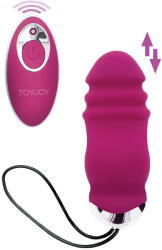 ToyJoy - Vibrator Cu Telecomandă Happiness Sunn Side Up și Down Fuchsia Vibrator